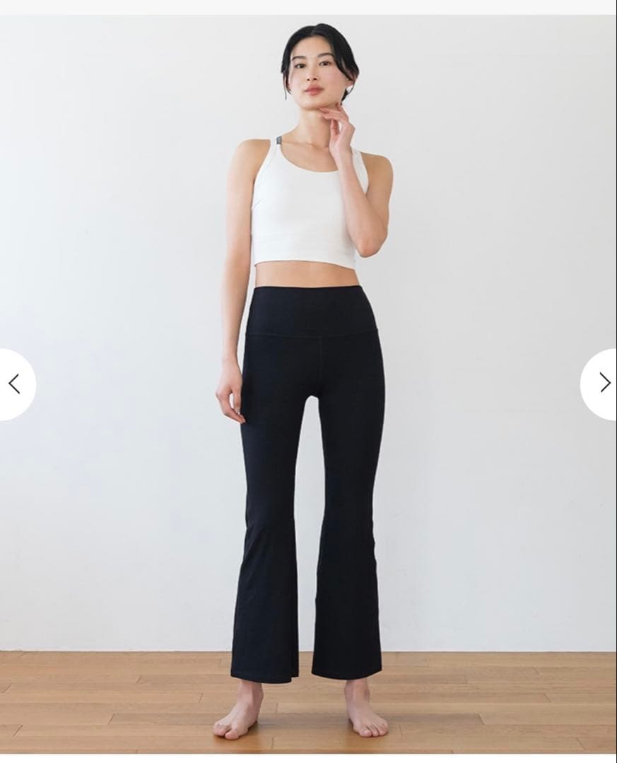 【SUKALA】ベーシックリブフレアパンツ　ブラック　Lサイズ　新品未使用