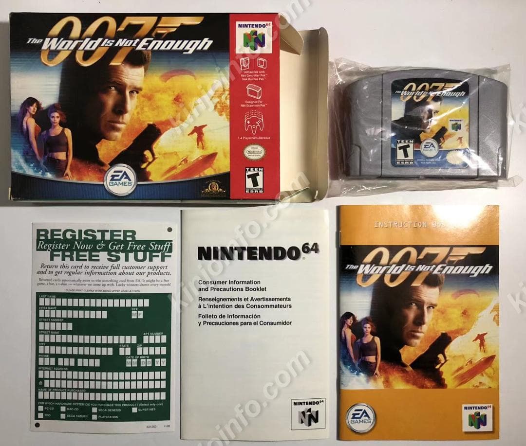 The World Is Not Enough【中古美品・N64北米版】