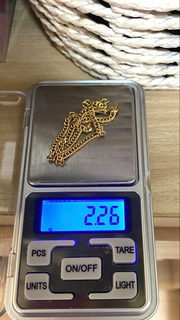 750 金 23cm アンクレット