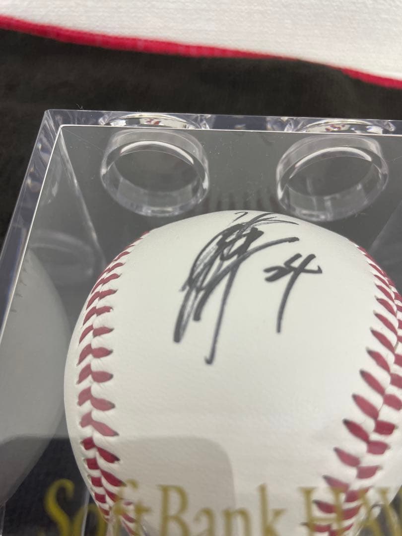 m*i様 栗原選手　直筆サインボール 公式