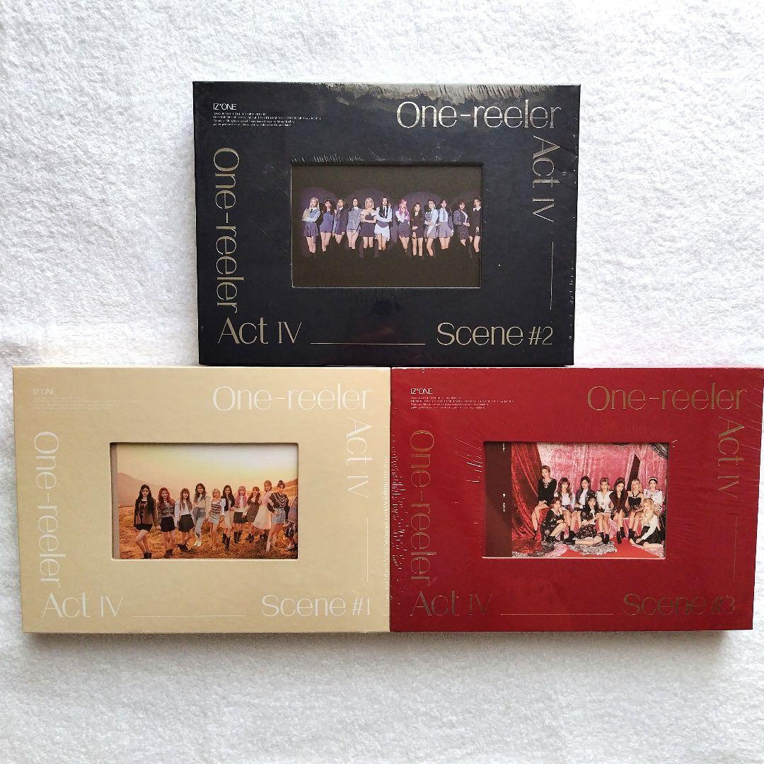 未開封 IZ*ONE One-reeler Act Ⅳ アルバム 3種セット