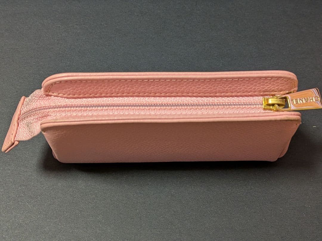 CHANEL ピンク ポーチ キャビアスキン
