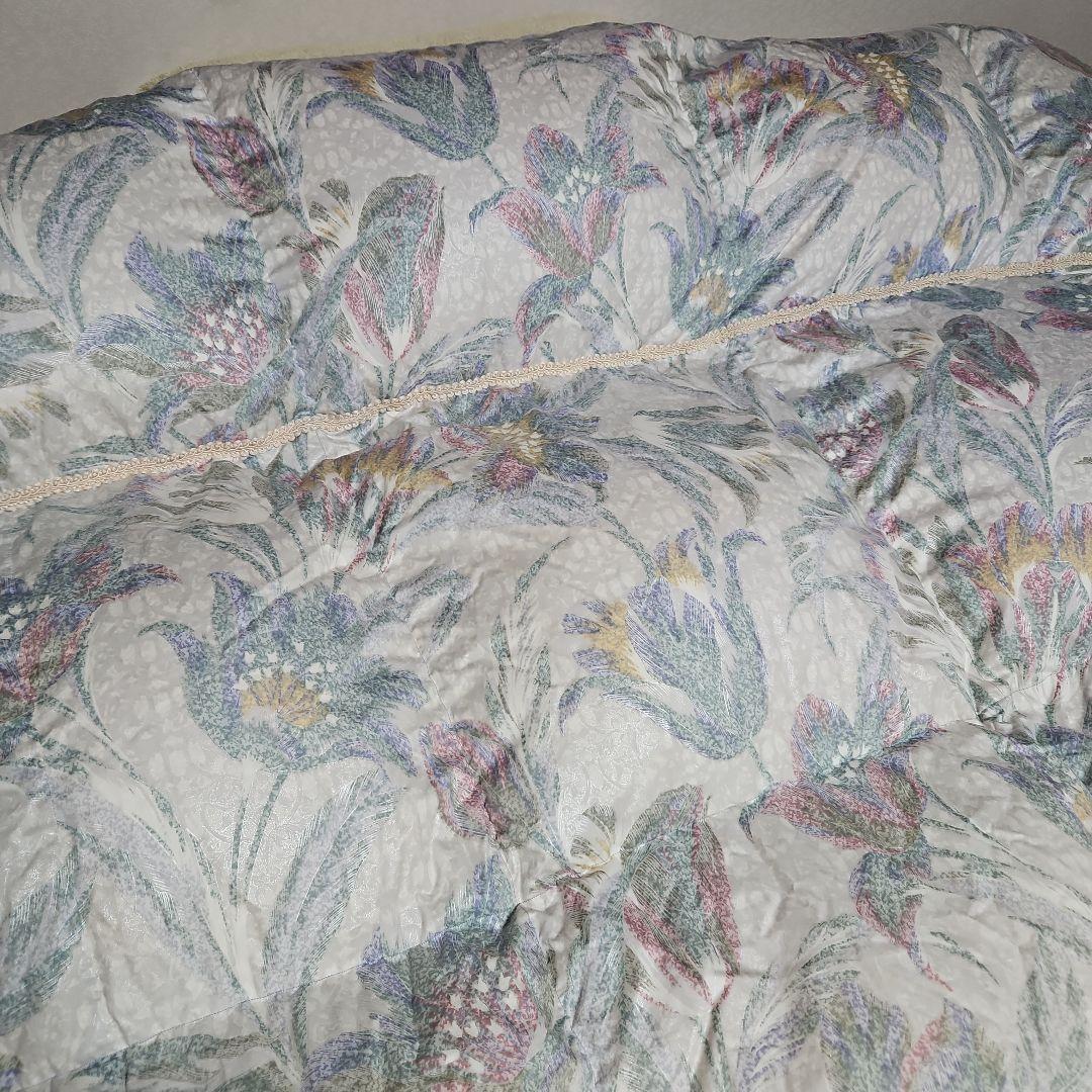 ホワイトグース羽毛掛布団　セミダブル