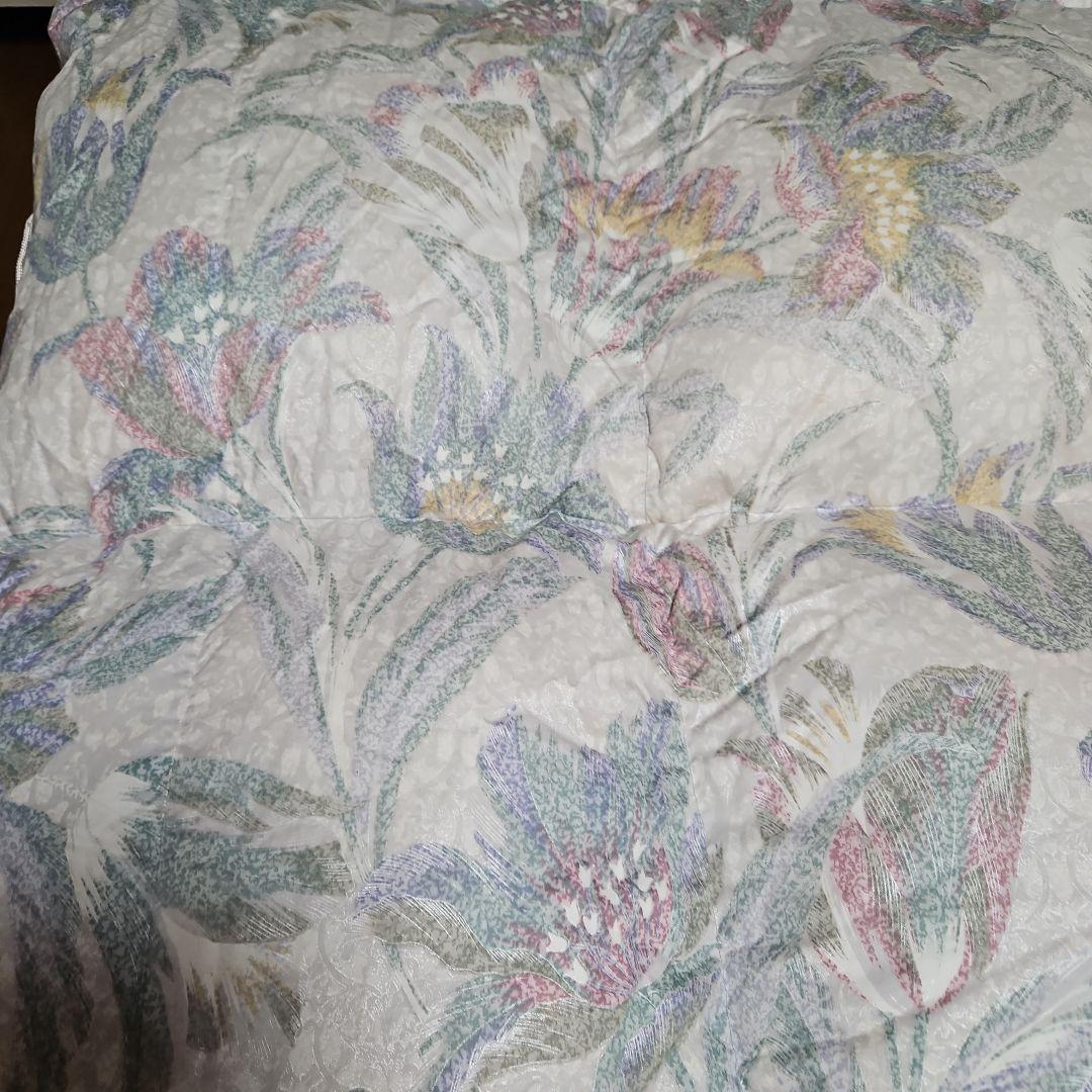 ホワイトグース羽毛掛布団　セミダブル