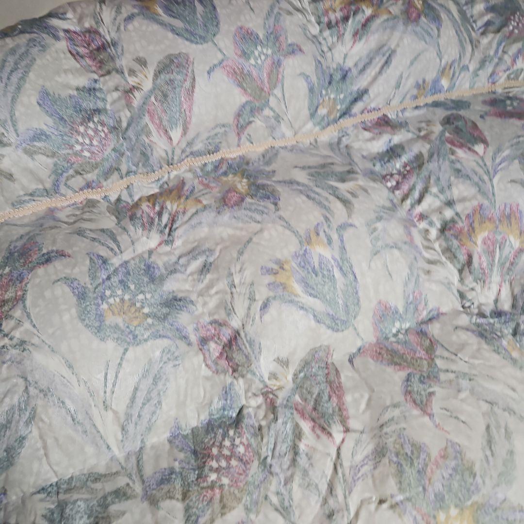 ホワイトグース羽毛掛布団　セミダブル