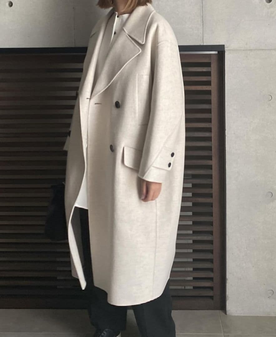 lohen ハードメルトンリバーピーコート