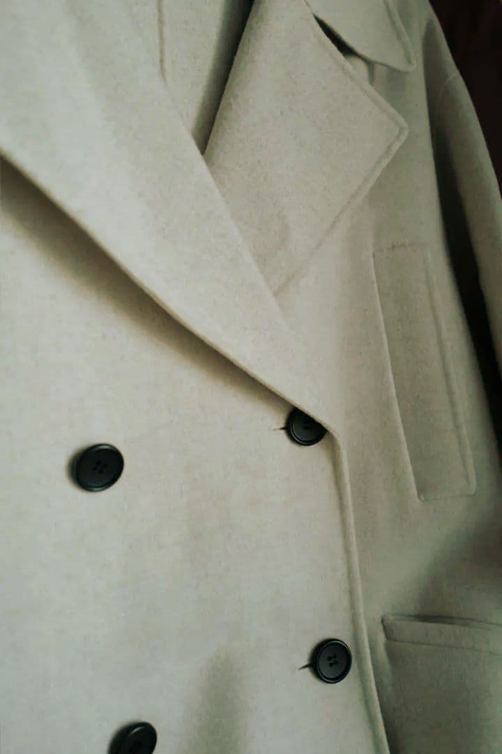 lohen ハードメルトンリバーピーコート