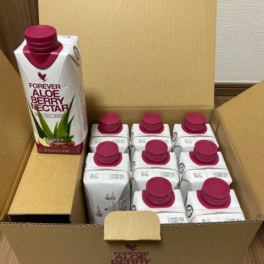 フォーエバー　アロエ　ジュース　ベリーネクター　9本セット