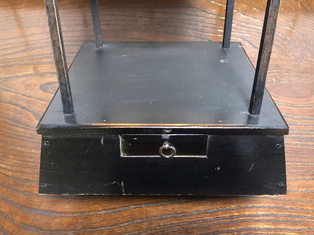 【 骨董行灯 】　蔵出品　全高80.5ｃｍ