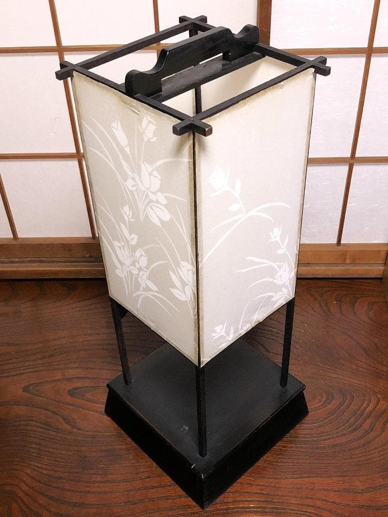 【 骨董行灯 】　蔵出品　全高80.5ｃｍ