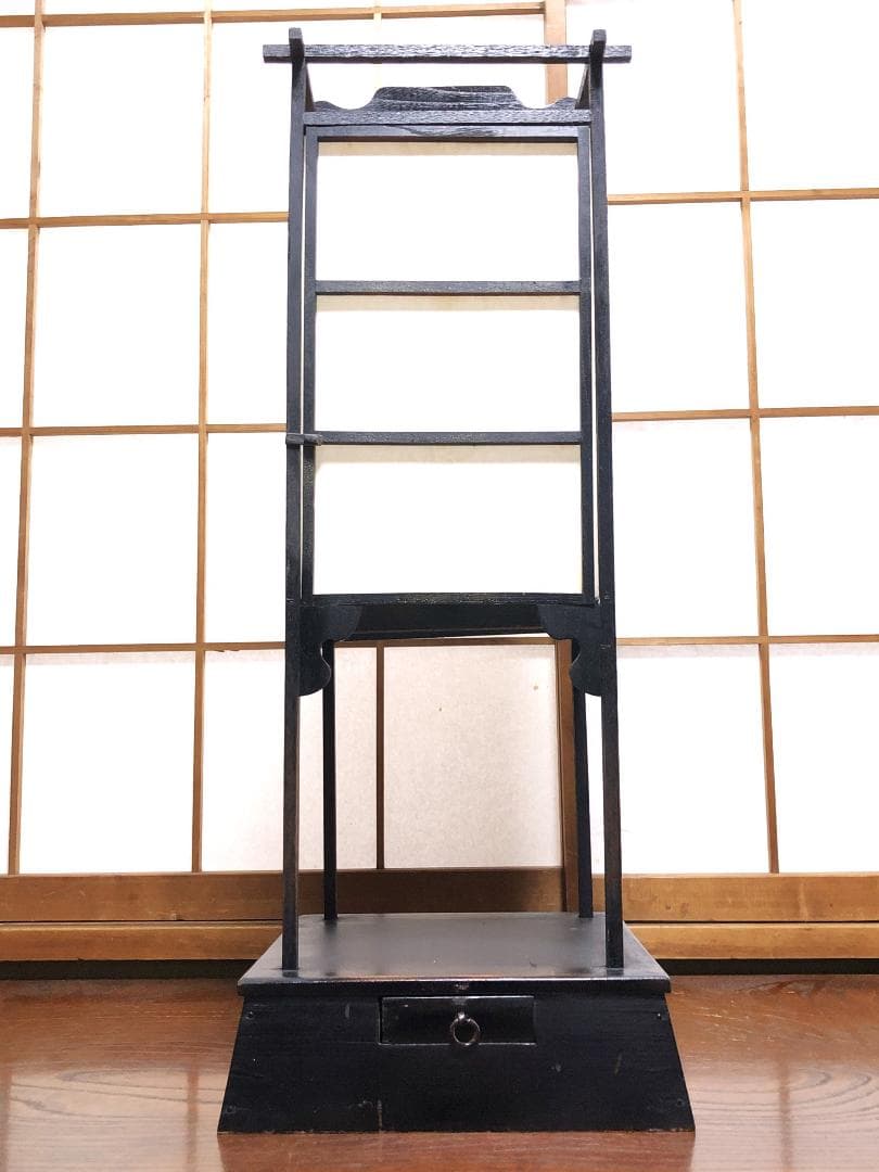 【 骨董行灯 】　蔵出品　全高80.5ｃｍ