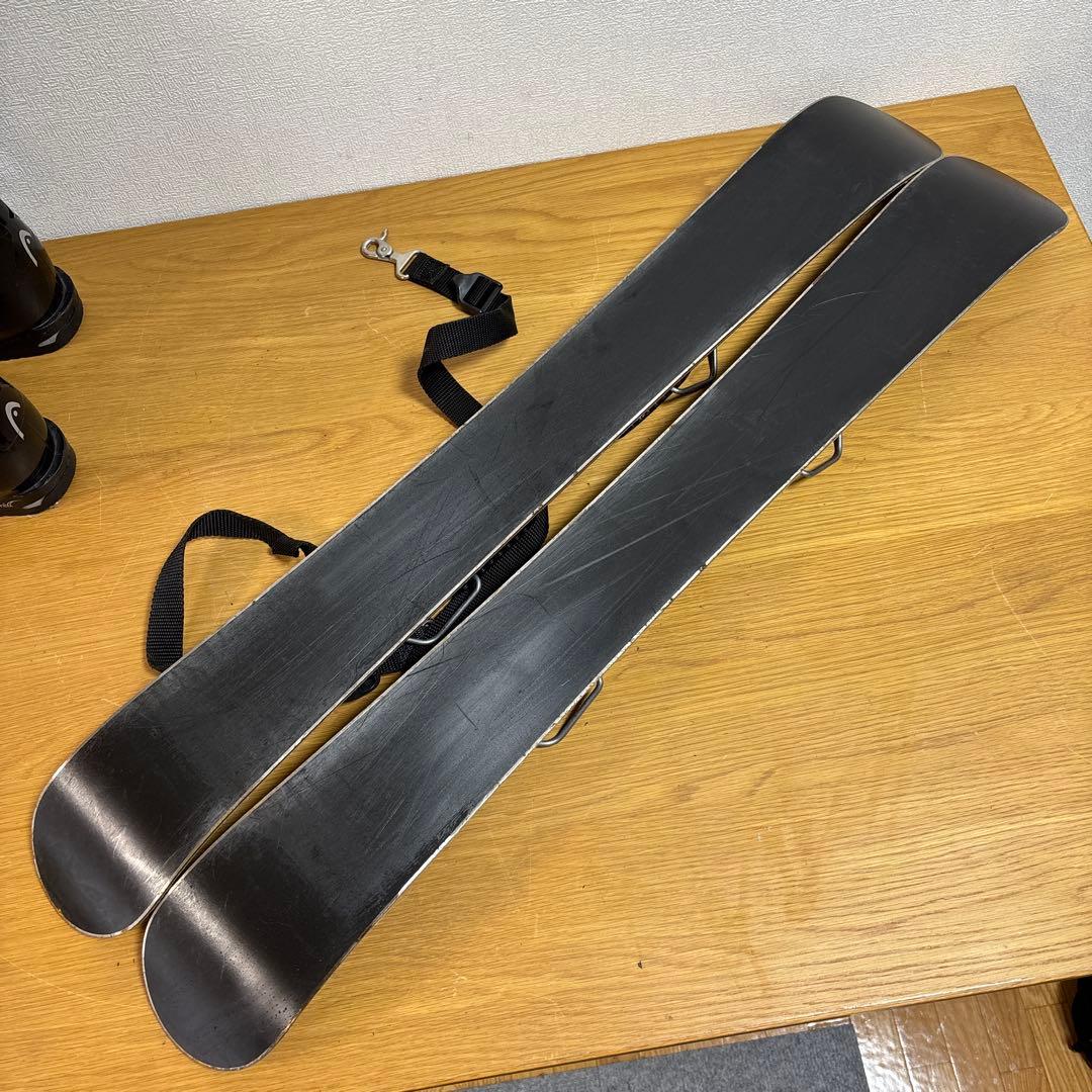 メンズ　ショートスキー　ファンスキーセット　Salomon 27cmブーツ付