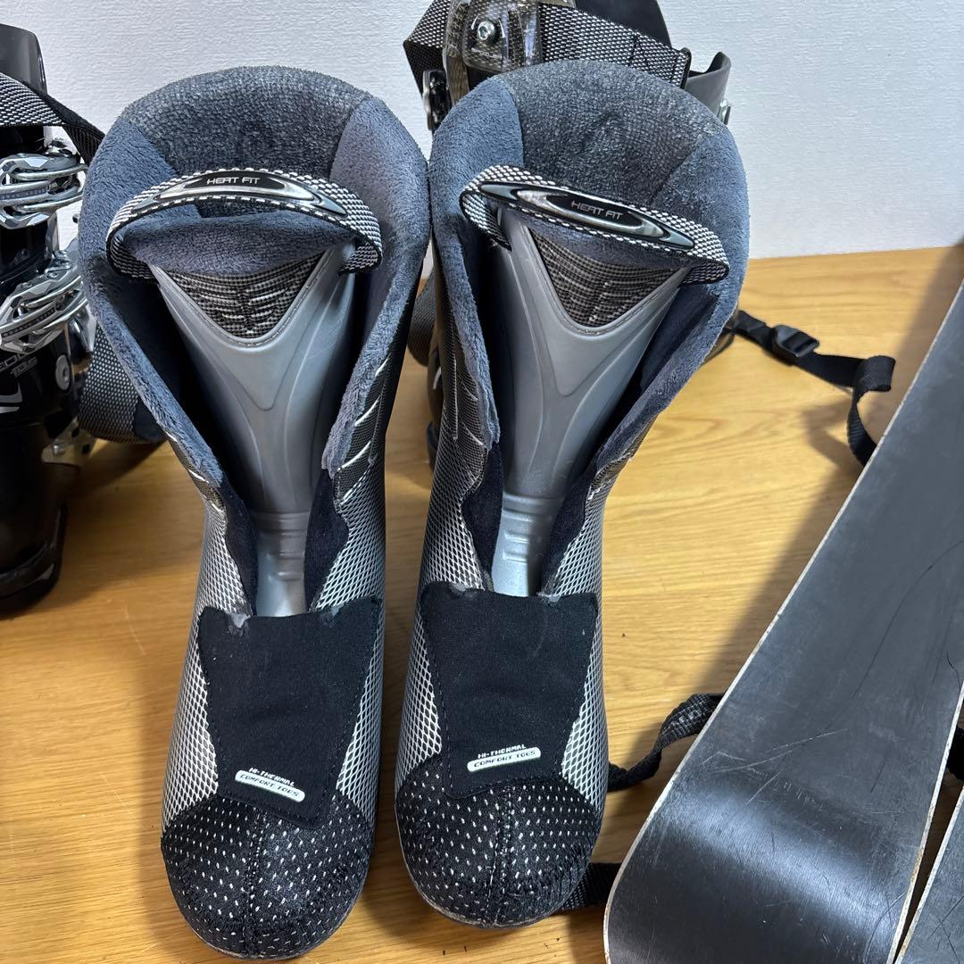 メンズ　ショートスキー　ファンスキーセット　Salomon 27cmブーツ付