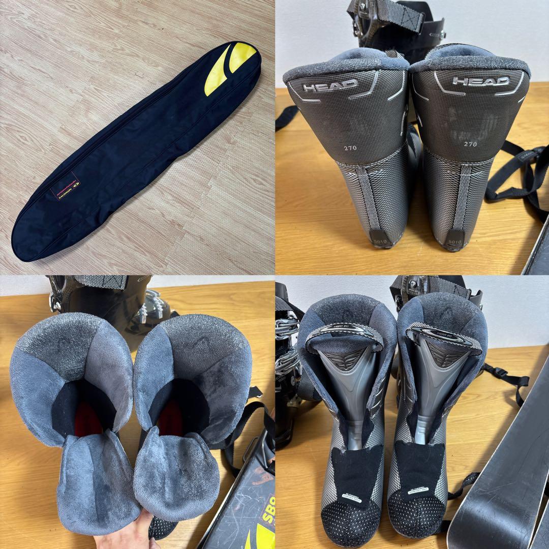 メンズ　ショートスキー　ファンスキーセット　Salomon 27cmブーツ付