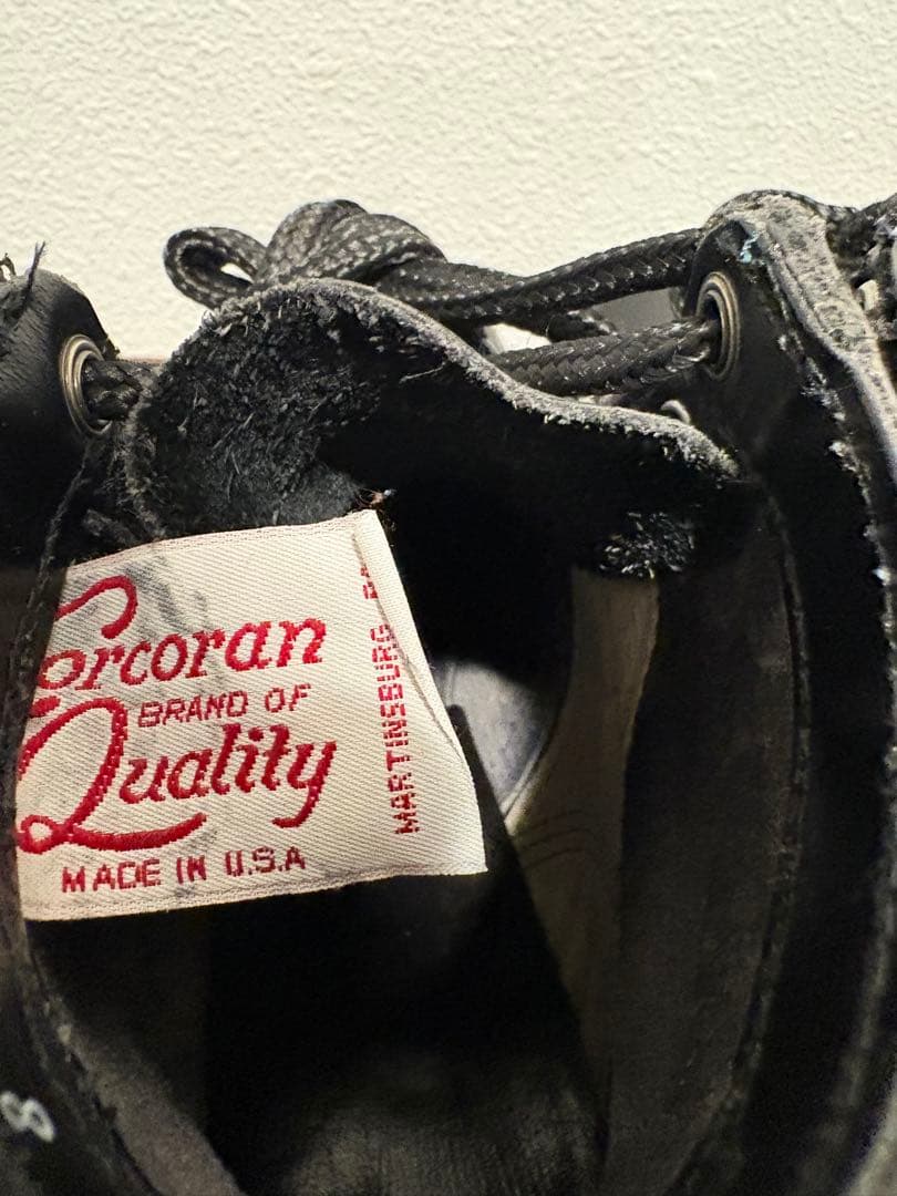 Corcoran ミリタリー ジャンプブーツキャップトゥ USA製 26～27