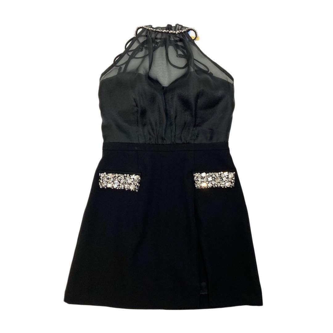 ANIER. アニエル ミニキャバドレス anier4051 ローブドフルール