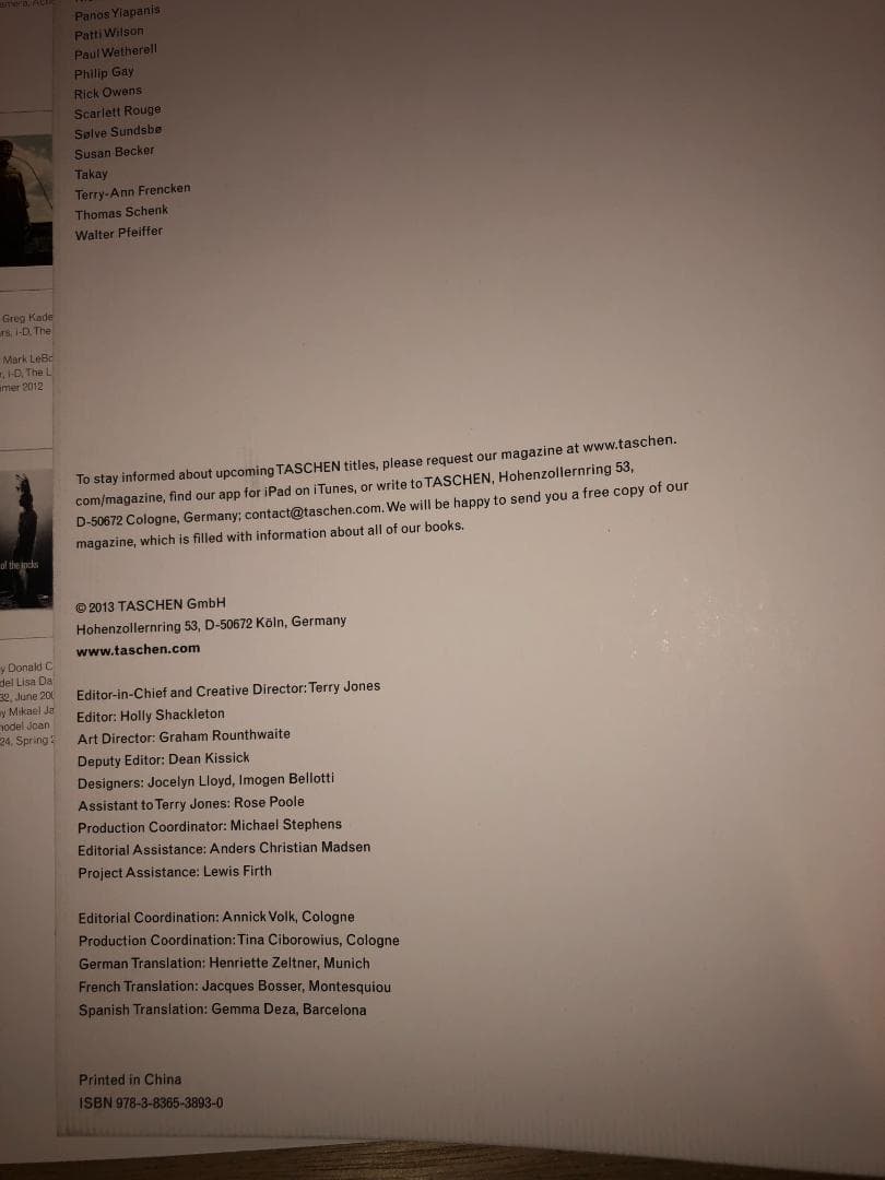 う*か様 Rick Owens TASCHEN タッシェン写真集