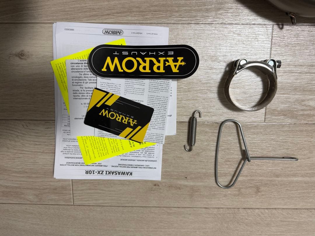 ARROW KAWASAKI ZX-10R 2016〜2019 チタン製マフラー