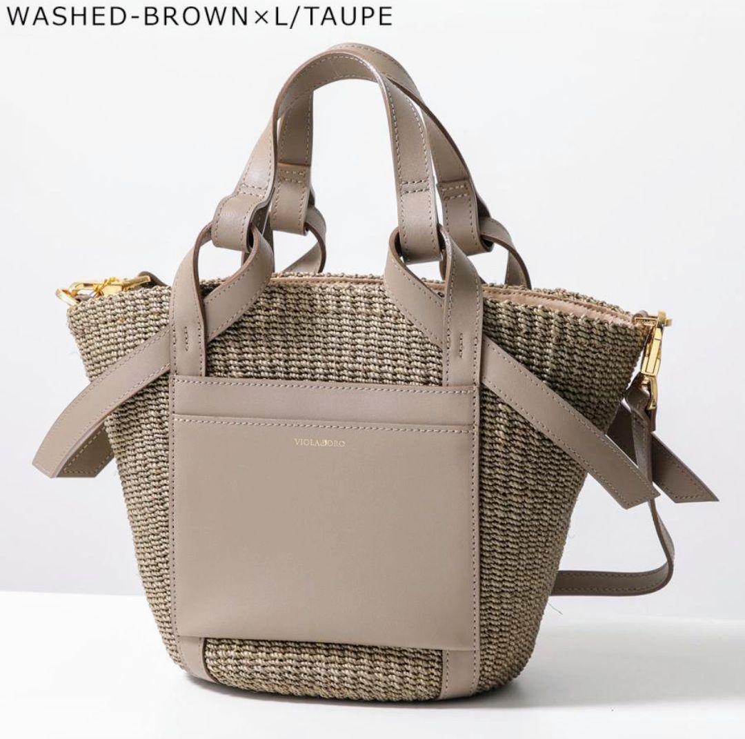 VIOLAd'ORO　ヴィオラドーロ かごバッグ
