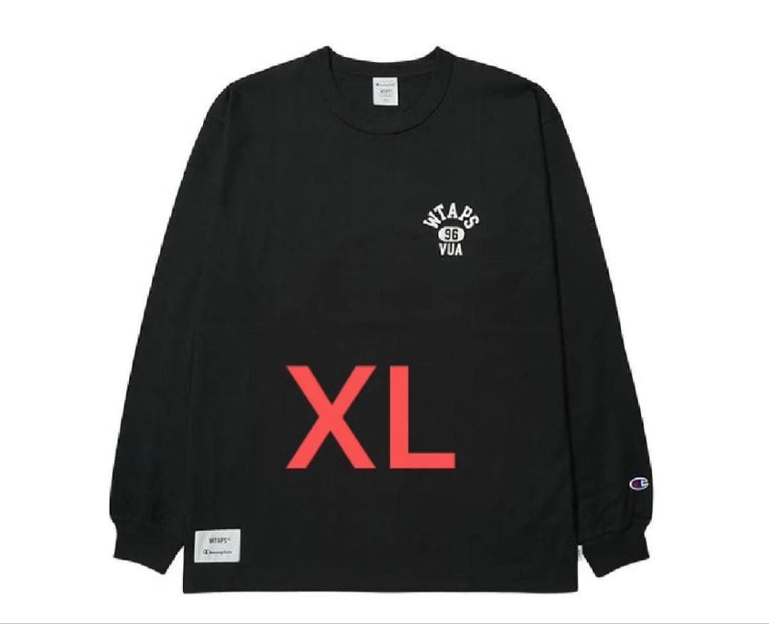 トップス WTAPS x Champion Academy LS Black