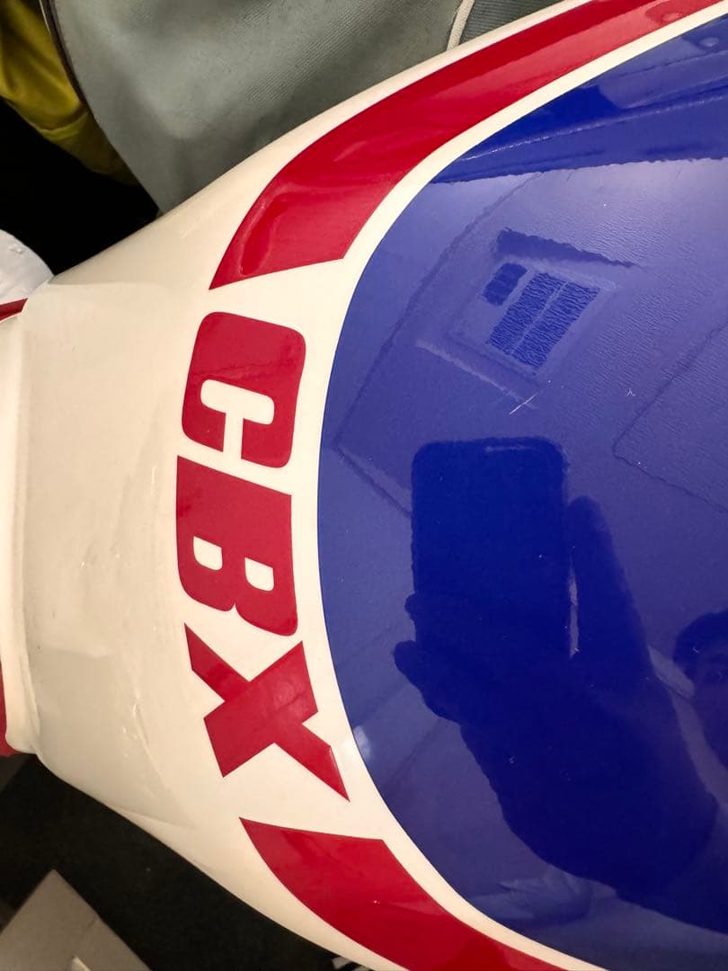 CBX400F 外装セットタンクBEET 1型純正カラー　青白当時物