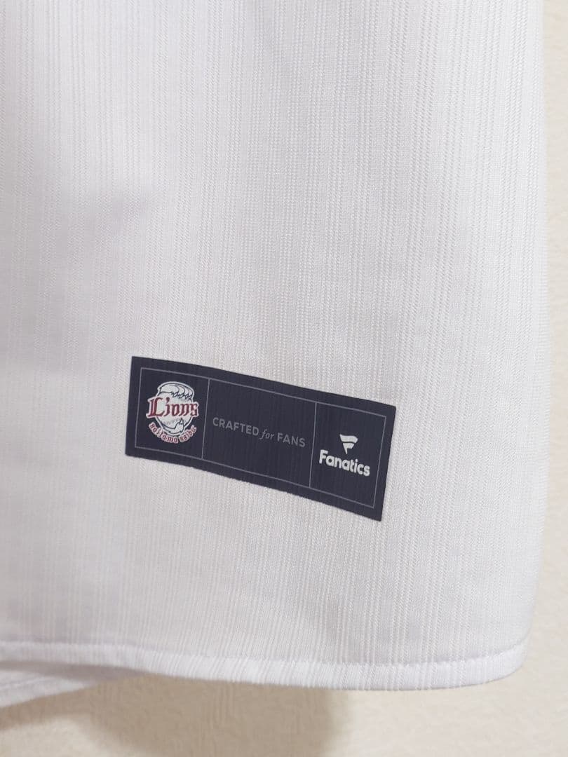 埼玉西武ライオンズ 栗山巧 75周年 ユニフォーム L 白 ホワイト NPB