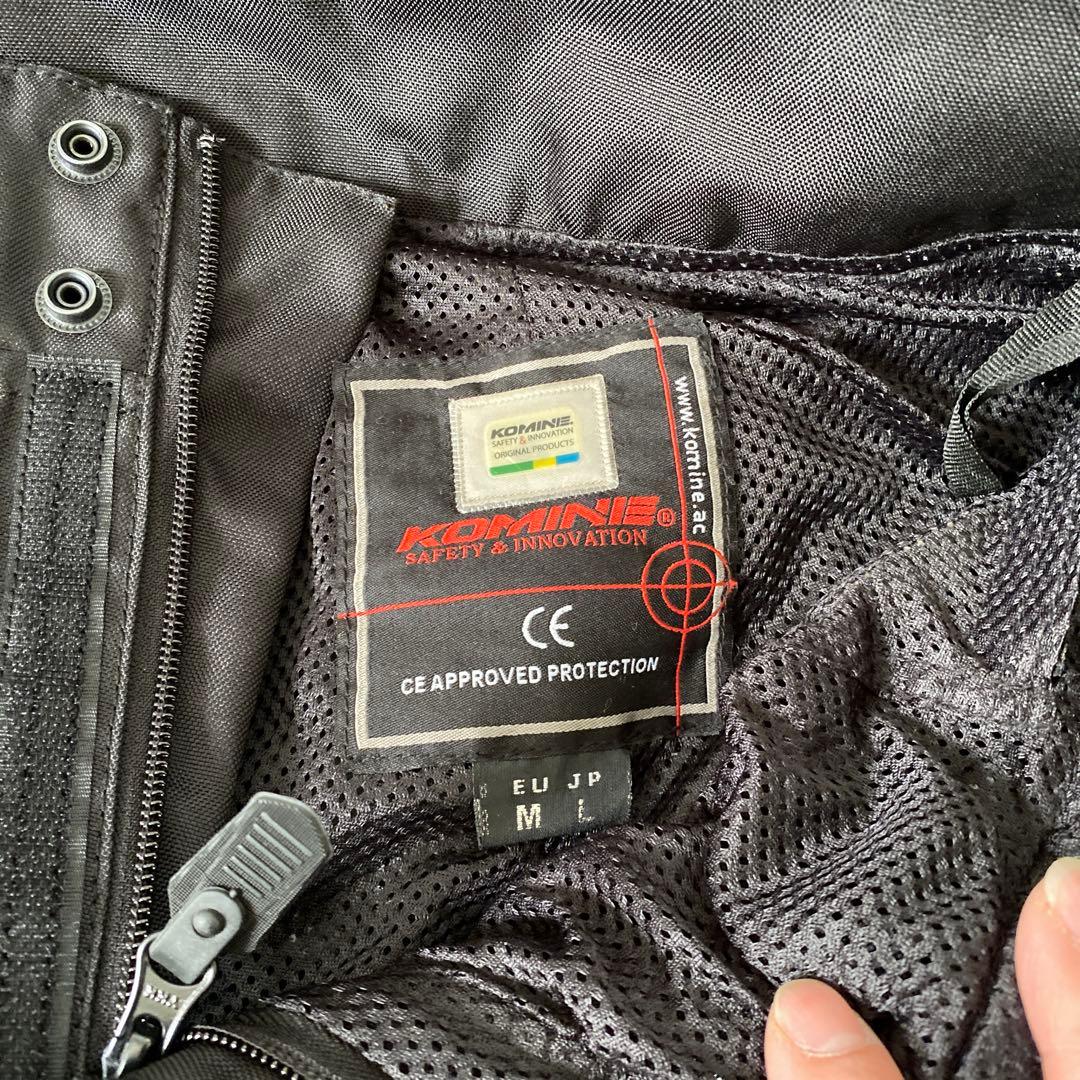 KOMINE バイクパンツ ブラック