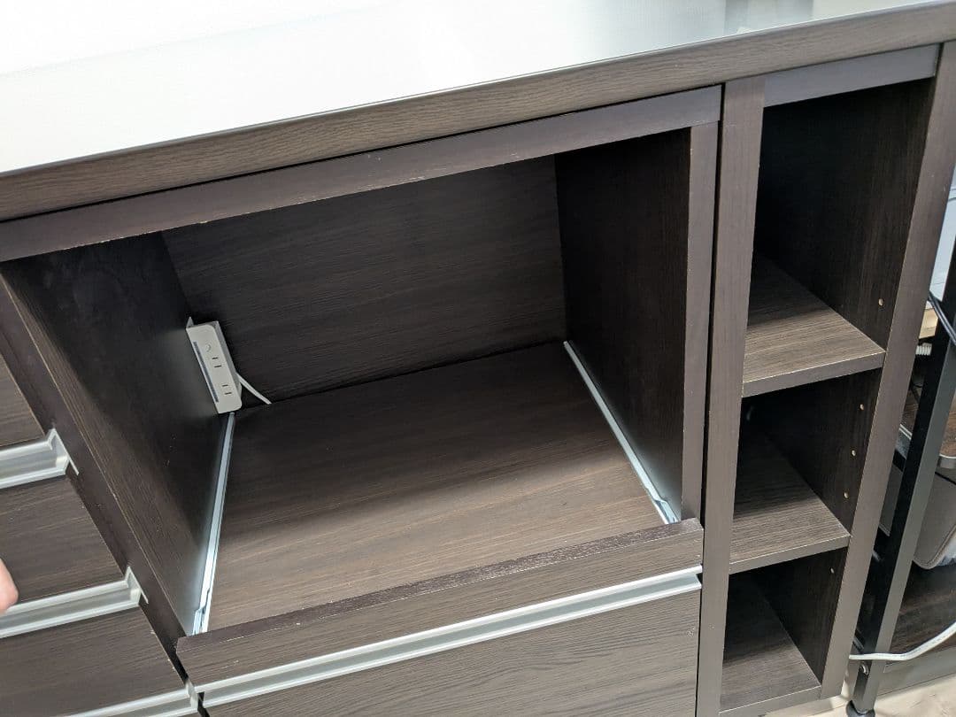 伸長式キッチン収納