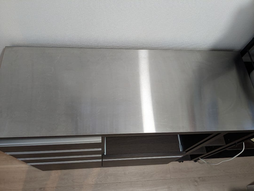 伸長式キッチン収納