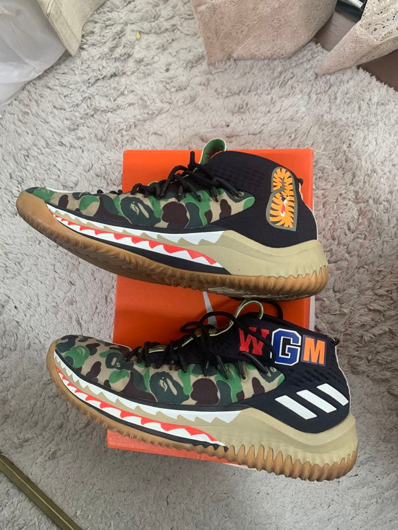 年内断捨離　アディダス×エイプ　デイム4 27cm