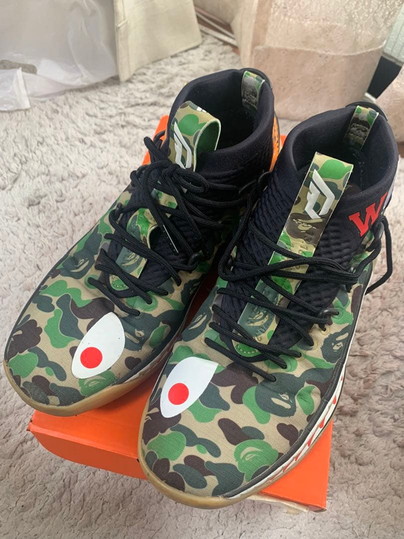 年内断捨離　アディダス×エイプ　デイム4 27cm