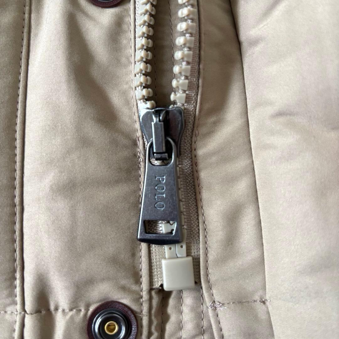 【極美品✨】ポロラルフローレン　ダウンベスト　フード　現行タグ　ポニー刺繍　XS