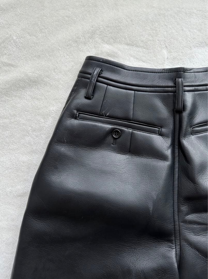 COMME des GARCONS AD1990 archive レザーパンツ