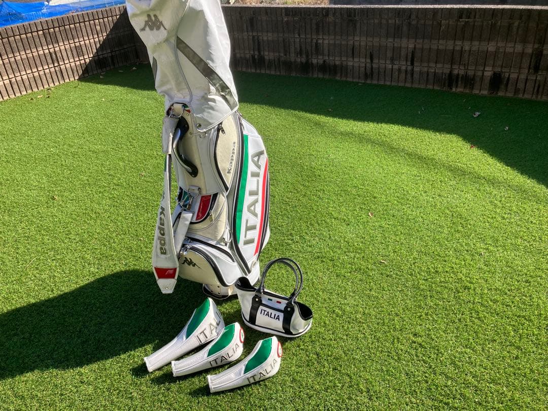 Kappa ITALIAキャディーバック カートバッグ・ヘッドカバー3セット