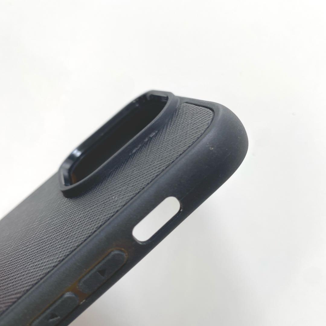 PRADA iPhone14pro スマホケース 三角ロゴ ブラック