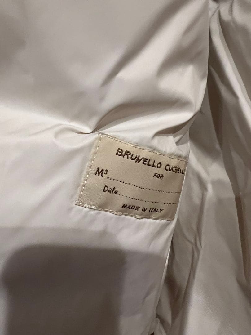 値下げ‼️ブルネロクチネリ42ブラウン キルティングダウンベスト