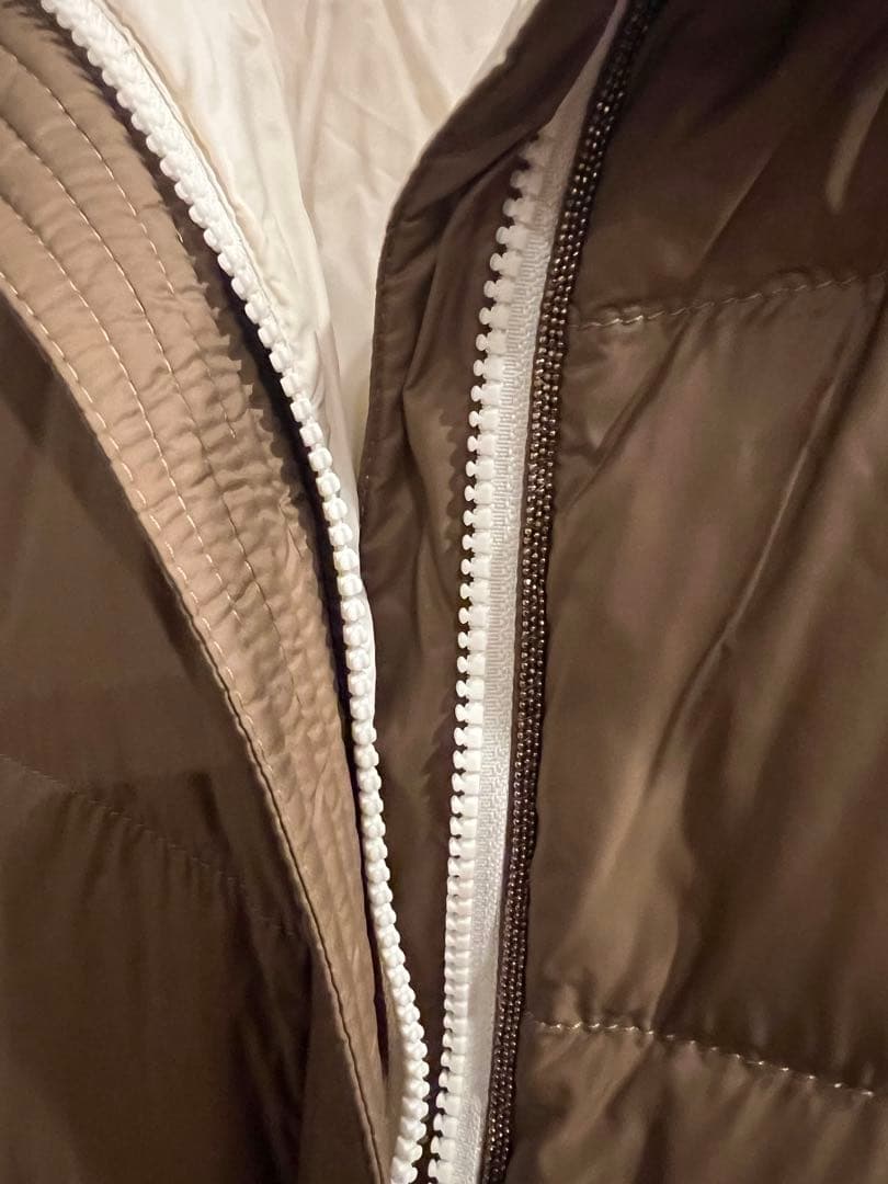 値下げ‼️ブルネロクチネリ42ブラウン キルティングダウンベスト