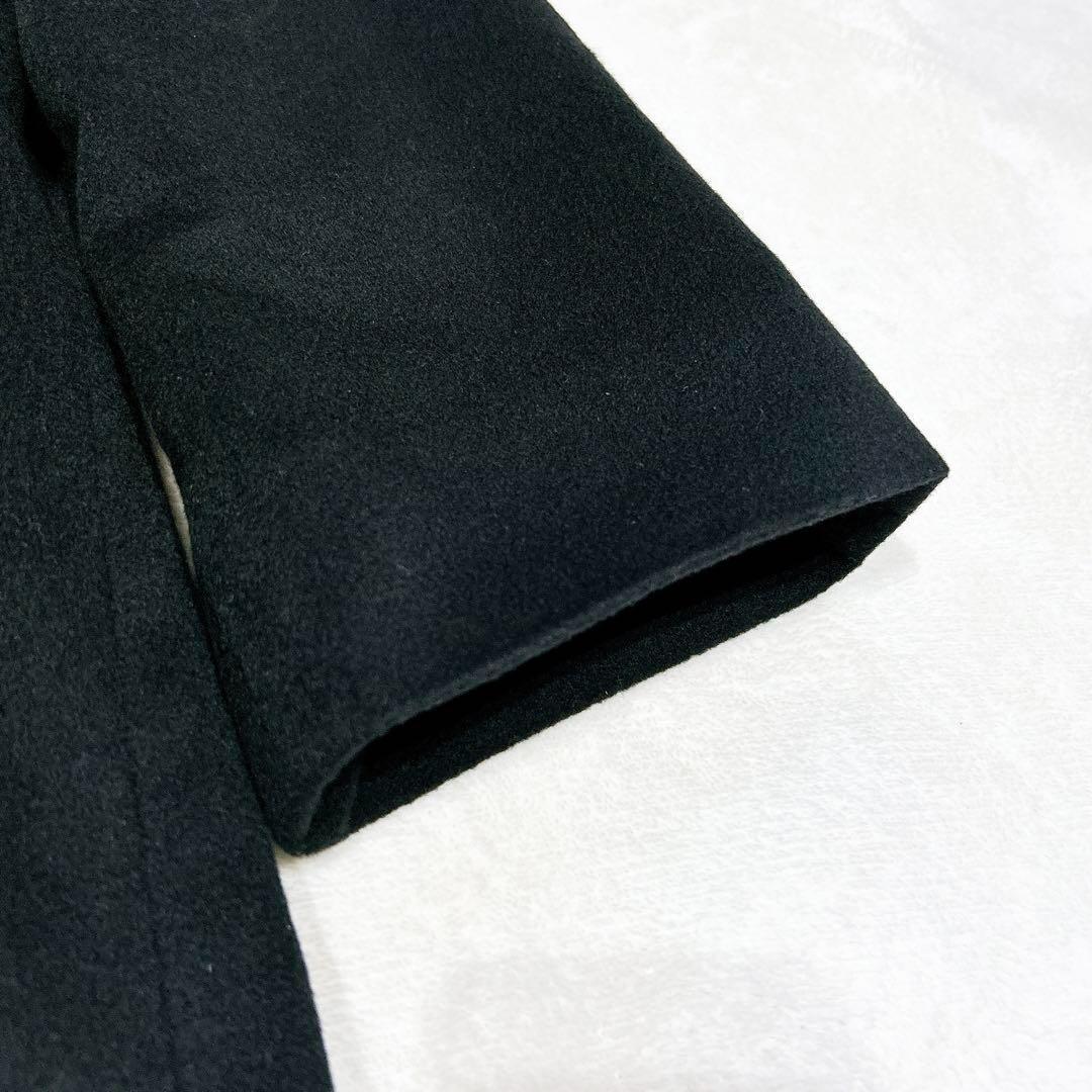 新品同様✨　アクアスキュータム　トレンチコート　カシミヤ　100% ブラック