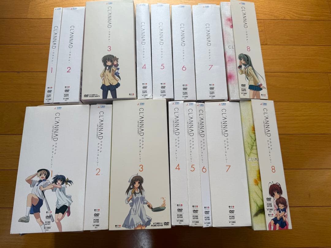 CLANNAD DVD 初回限定版 全巻セット + 特典ディスク付き