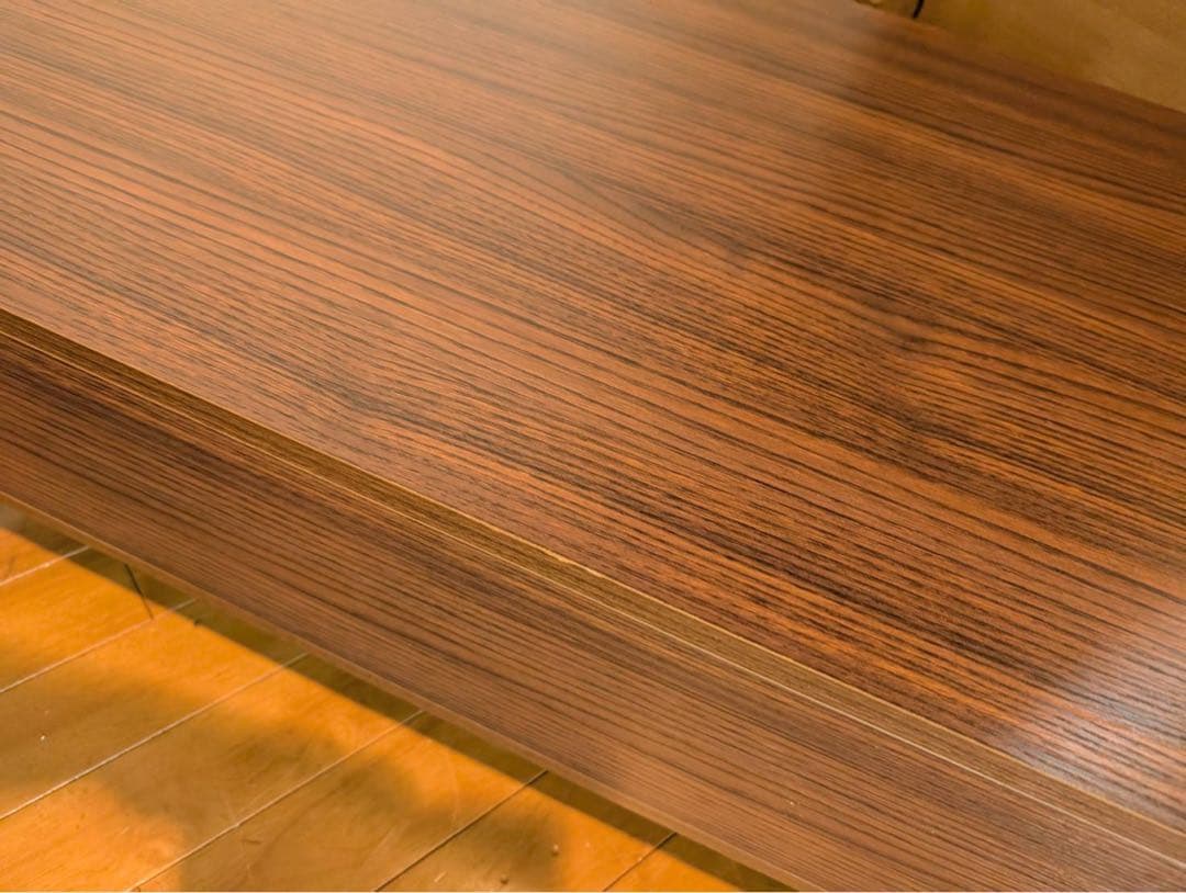 ■送料込■ニトリ 両サイド引き出し付きセンターテーブル ブラウン ローテーブル