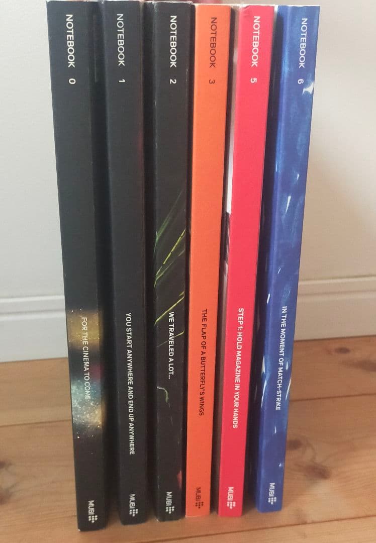 NOTEBOOK映画情報雑誌 6冊