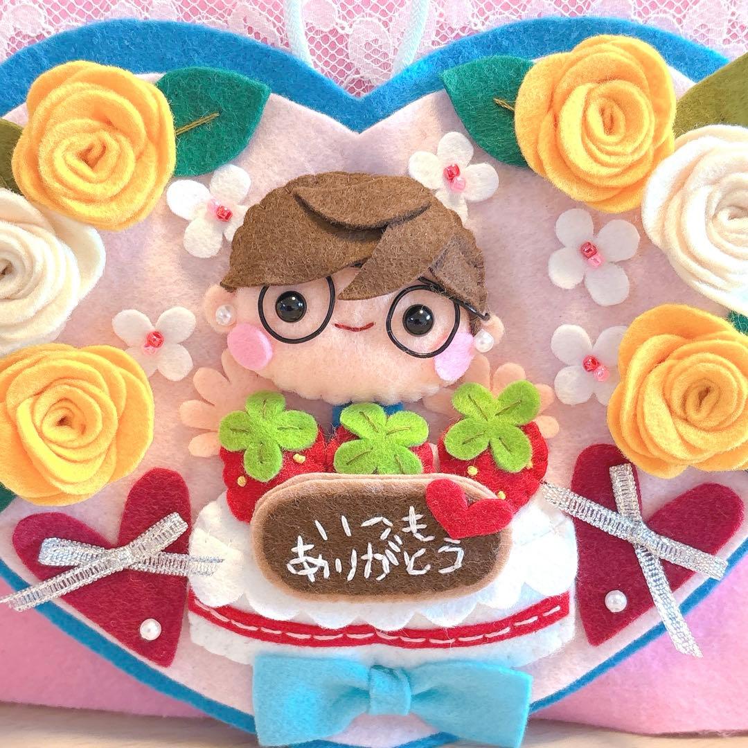 フェルトリース・フェルトフレーム飾り・専用