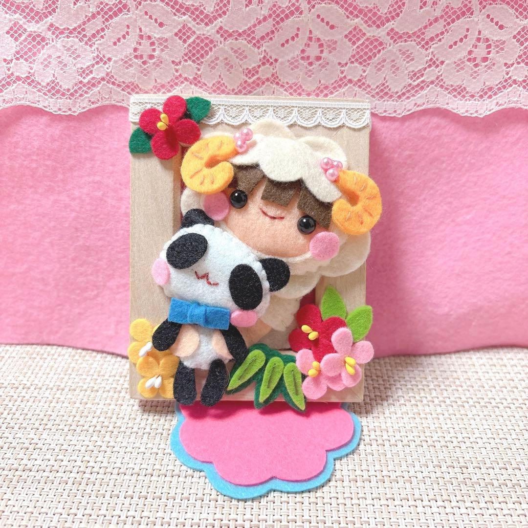 フェルトリース・フェルトフレーム飾り・専用