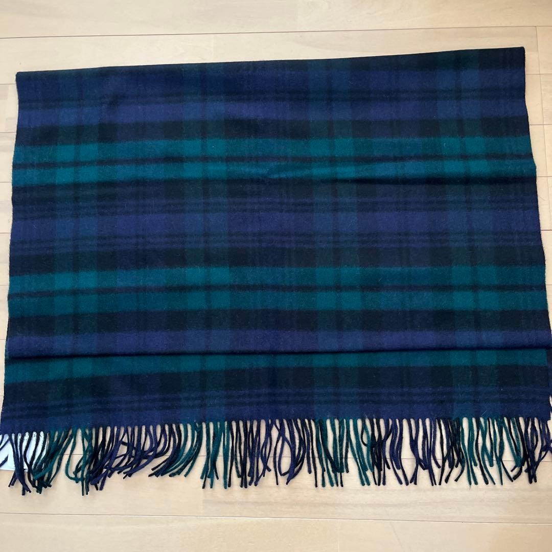 【新品、未使用、タグ付き】ジョンストンズ、カシミヤ100%大判ストール
