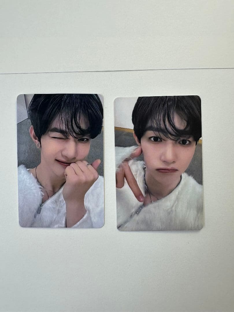 ZB1 負け B賞 あっち向いてホイ ゼベワン ジャンハオ トレカ2枚