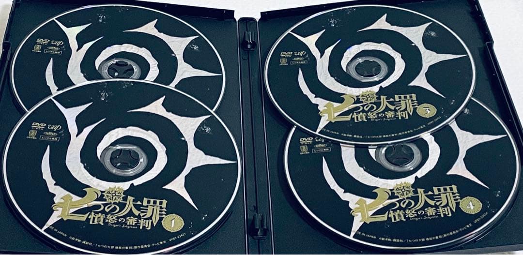 七つの大罪 憤怒の審判　【全8巻】レンタル版DVD 全巻セット　アニメ