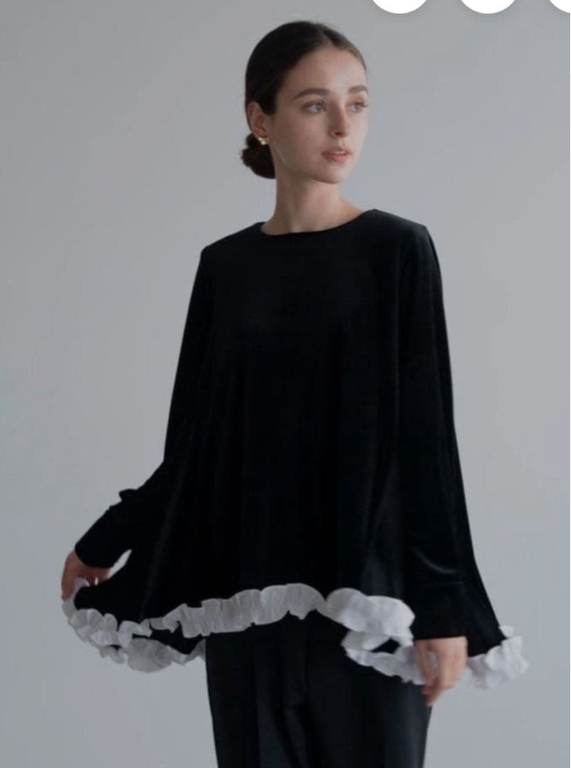 OHGA ベロアトップス　新品未使用タグ付き