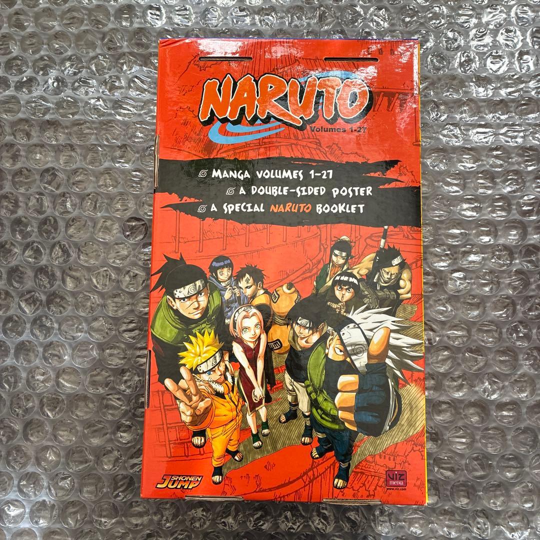 英語版　コミックス　NARUTO Box 1 蓋無し　1〜27巻　特典付き