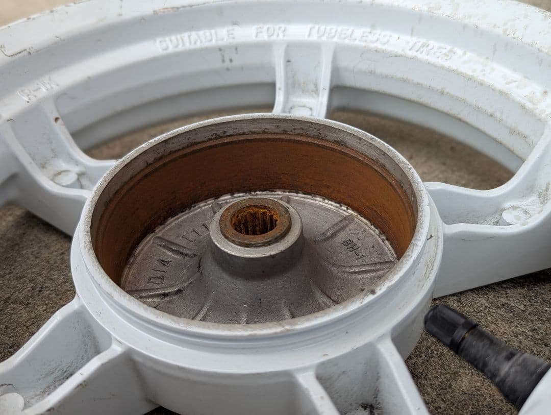 ヤマハ ジョグ アルミ ホイール SA16J jog 3kj 3yk エボ 軽量