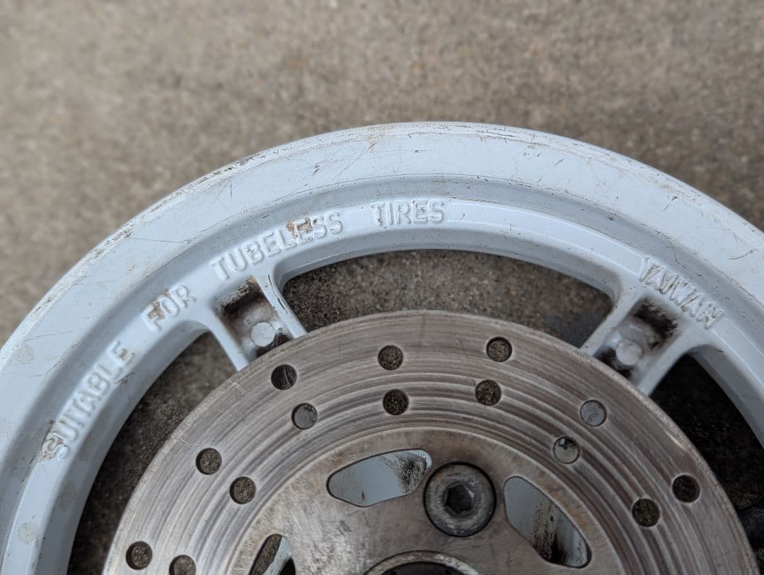 ヤマハ ジョグ アルミ ホイール SA16J jog 3kj 3yk エボ 軽量